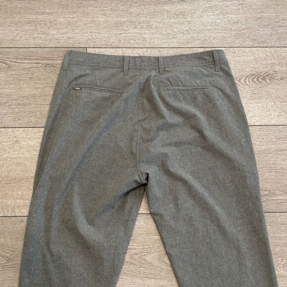 Linksoul Boardwalker Golf Pants Men's Size 34R Gray Stretch 5 Pocket Pants - Picture 6 of 7